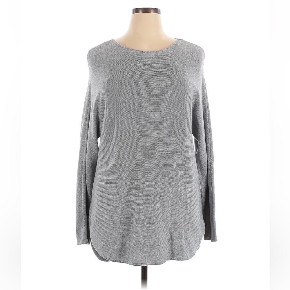 Michael kors curved hem sweater